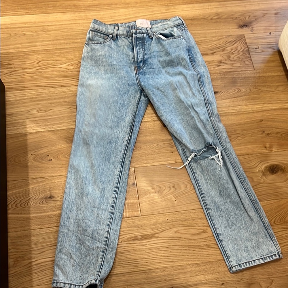 REVICE Light Ripped Blue Jeans